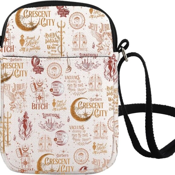 Crescent City Inspire Crossbody Bag House Of Earth And Blood Inspired Gift HOSAB - Picture 1 of 7